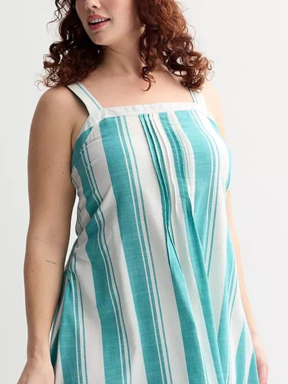 Sonoma Pintuck Tank Maxi Dress 0X - Picture 2 of 9